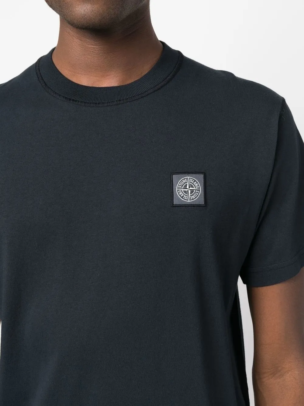 STONE ISLAND 23757 COTTON JERSEY TEE NAVY BLUE