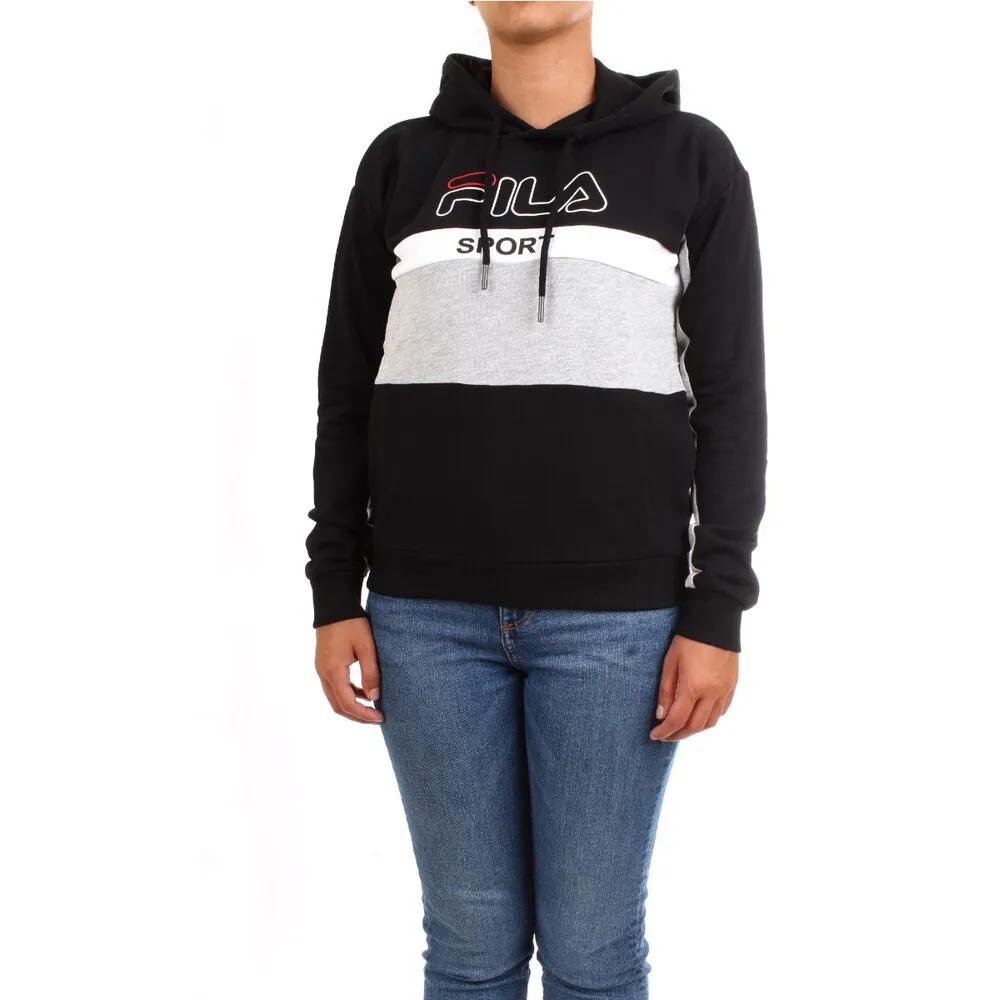 SUDADERA FILA MIKA CREW SWEAT MUJER NEGRO IRIS K14 682853-K14