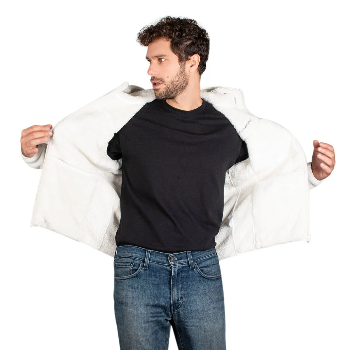 Sudadera Fleece Forro Fur Hombre