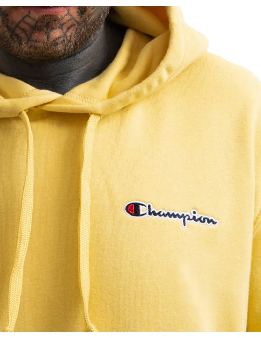 Sudadera hooded amarilla Champion