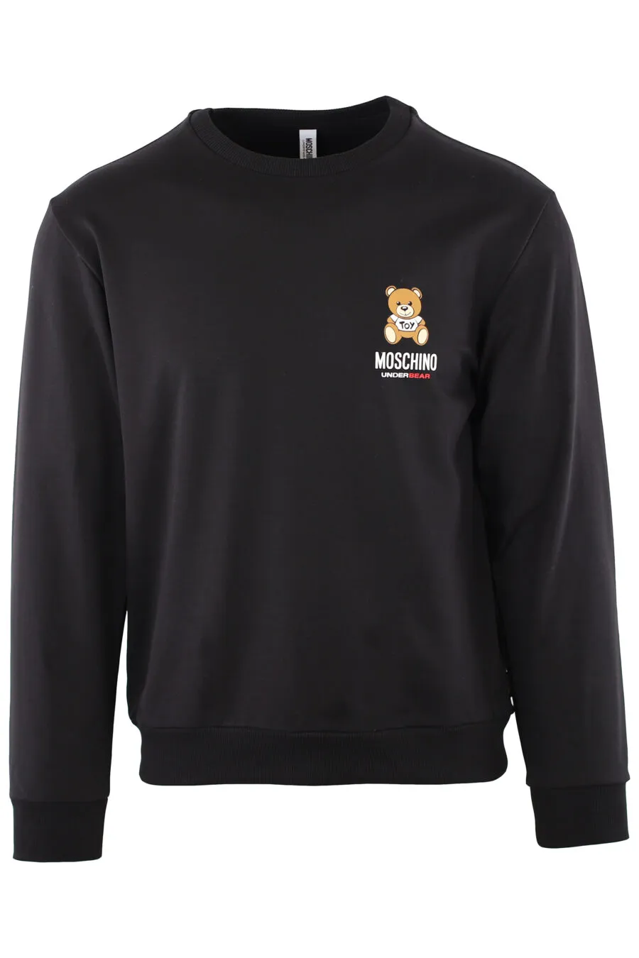 Sudadera negra con minilogo 