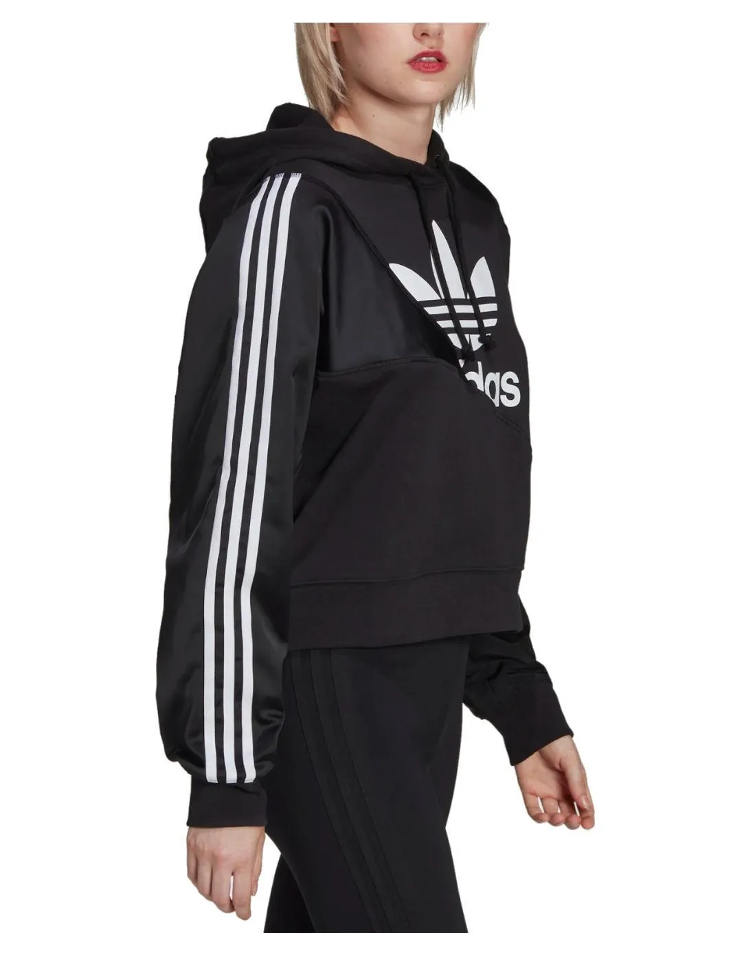 Sudadera negra logo Adidas