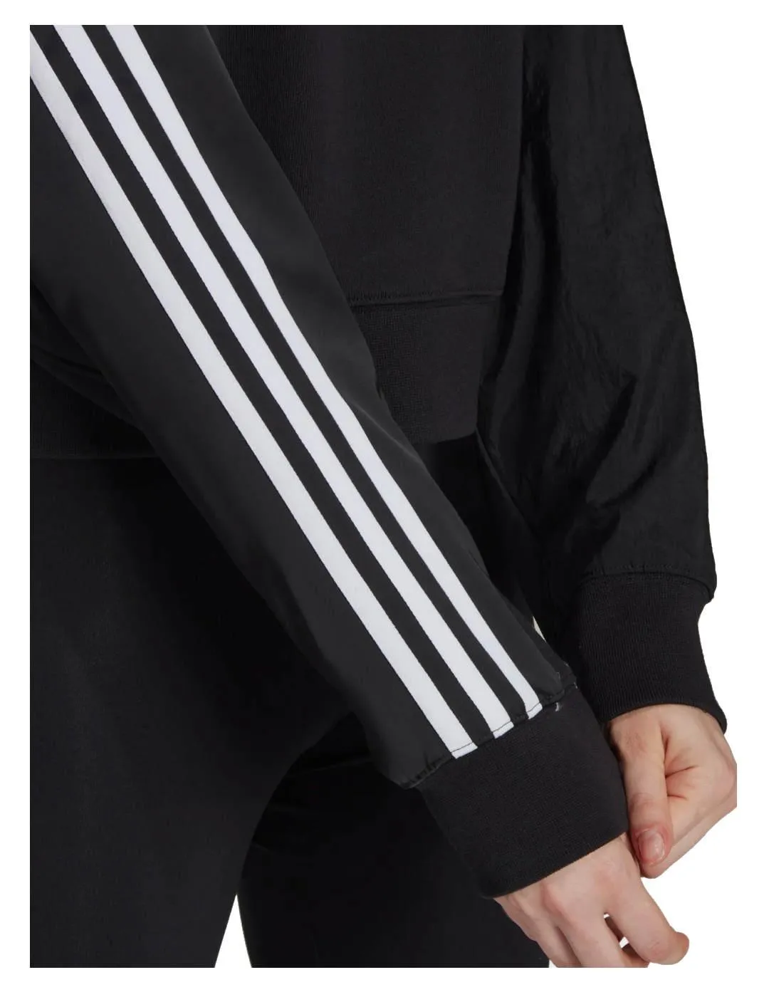 Sudadera negra logo Adidas