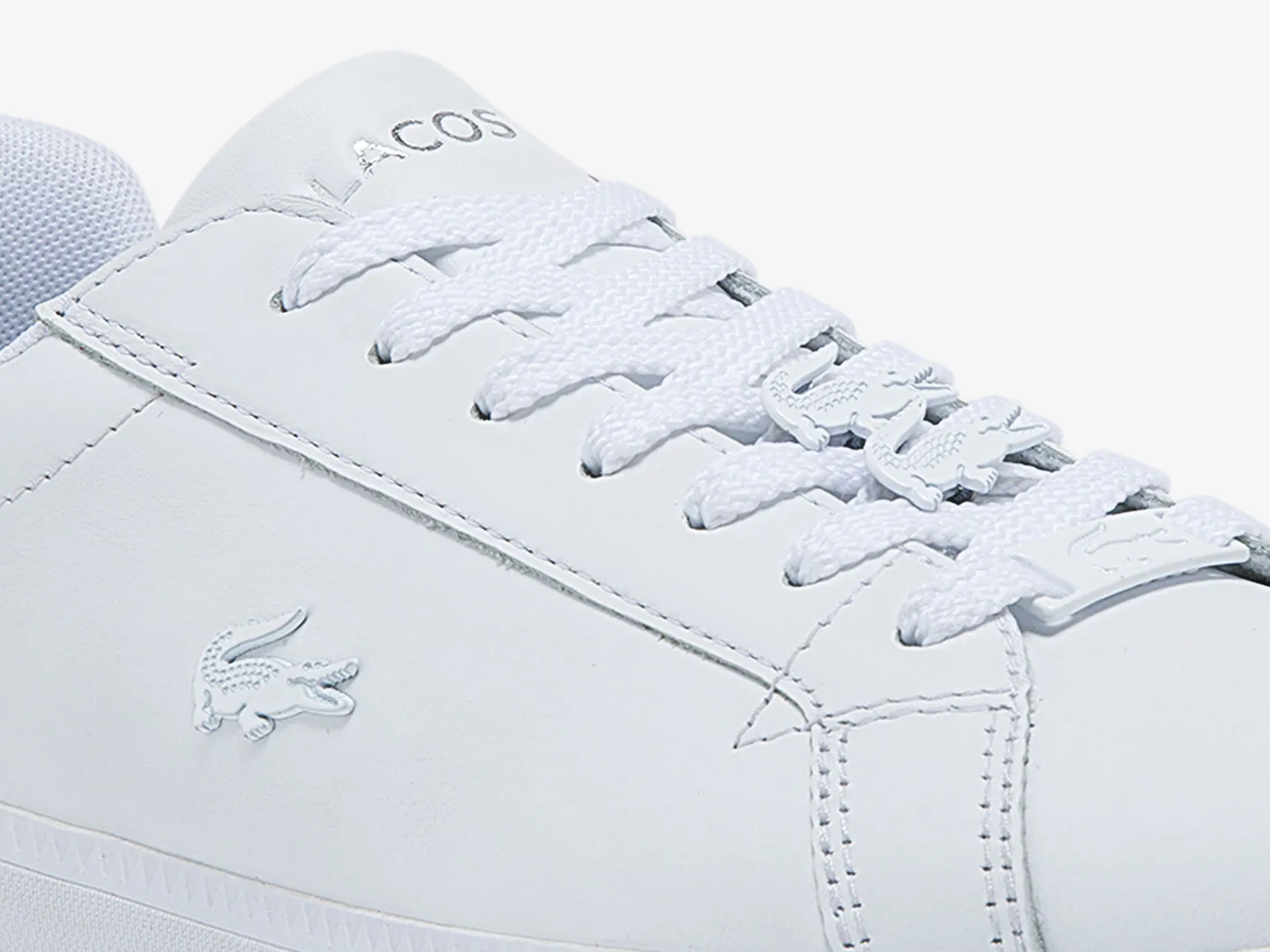 Tenis Lacoste Graduate  Blanco Para Mujer