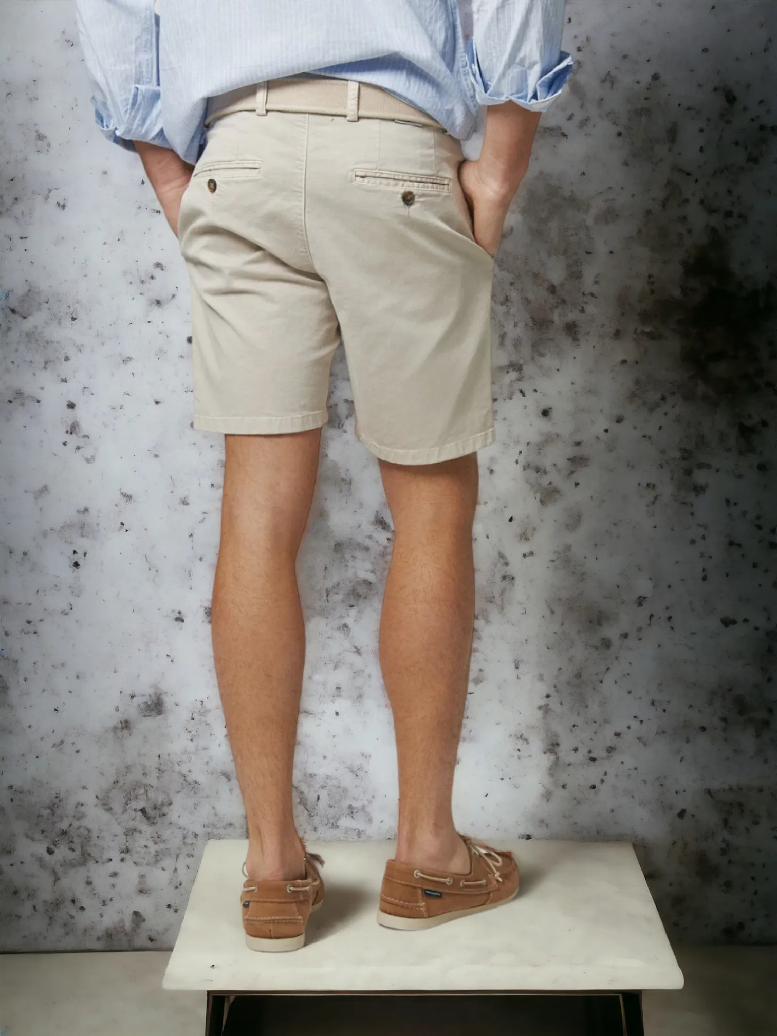 The Brubaker – Pantalón The bermuda beige Seimeira