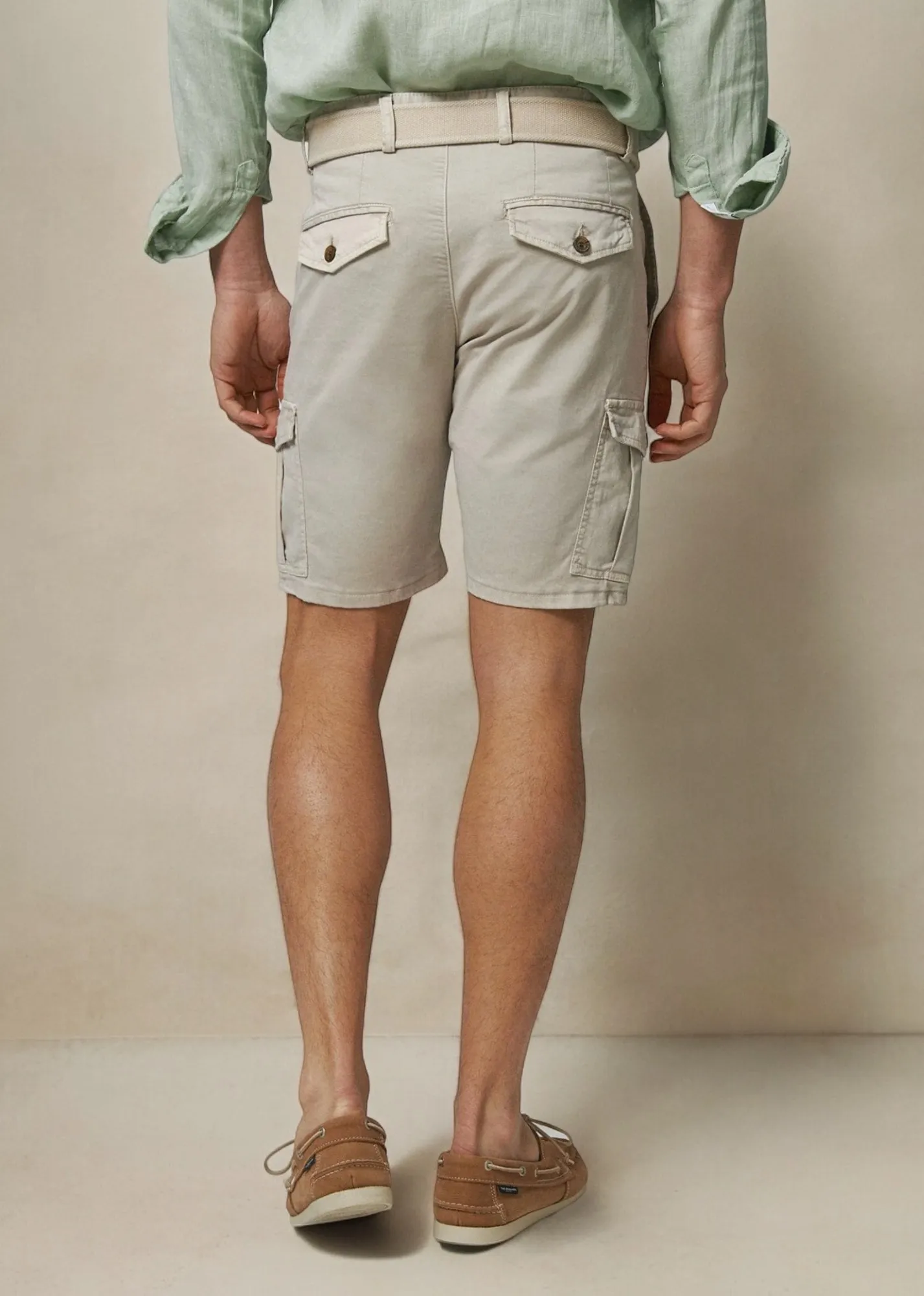 The Brubaker – Pantalón The bermuda cargo beige Seimeira