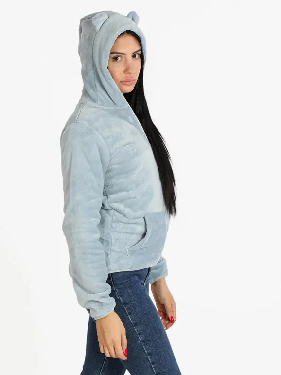 The People Rep Sudadera de pelo con capucha de mujer