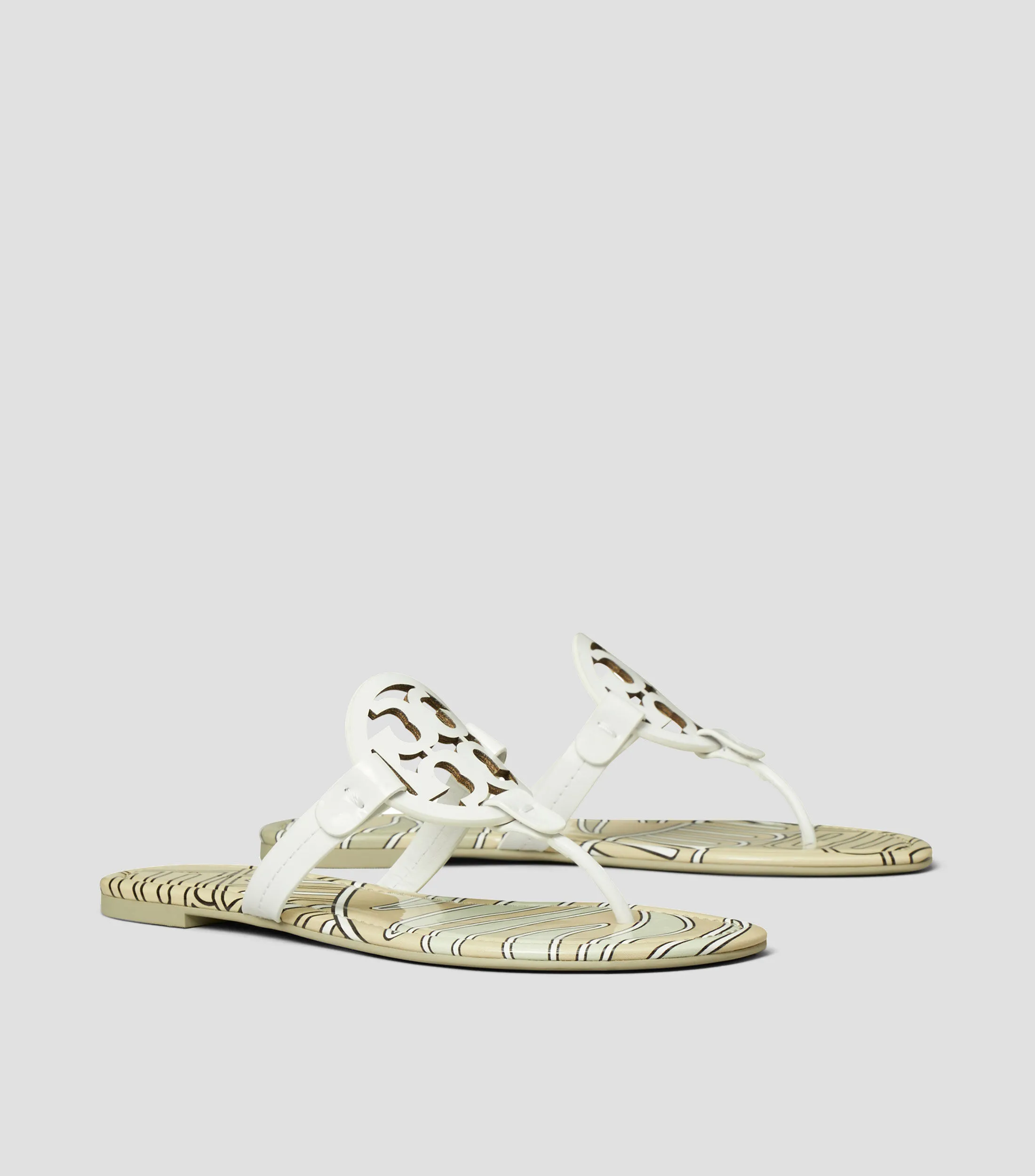 Tory Burch Sandalias Miller Zebra