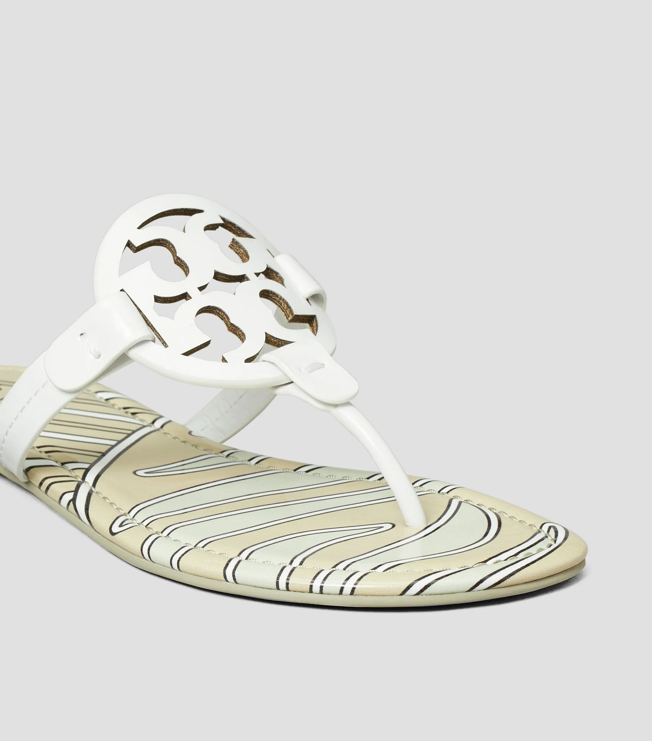 Tory Burch Sandalias Miller Zebra