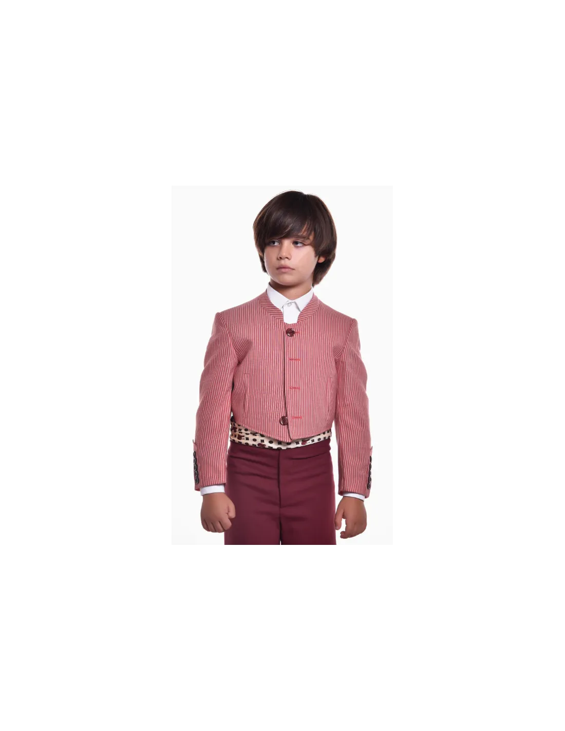 TRAJE CAMPERO RAYA ANCHA LYCRA TRAJE CORTO NIÑO