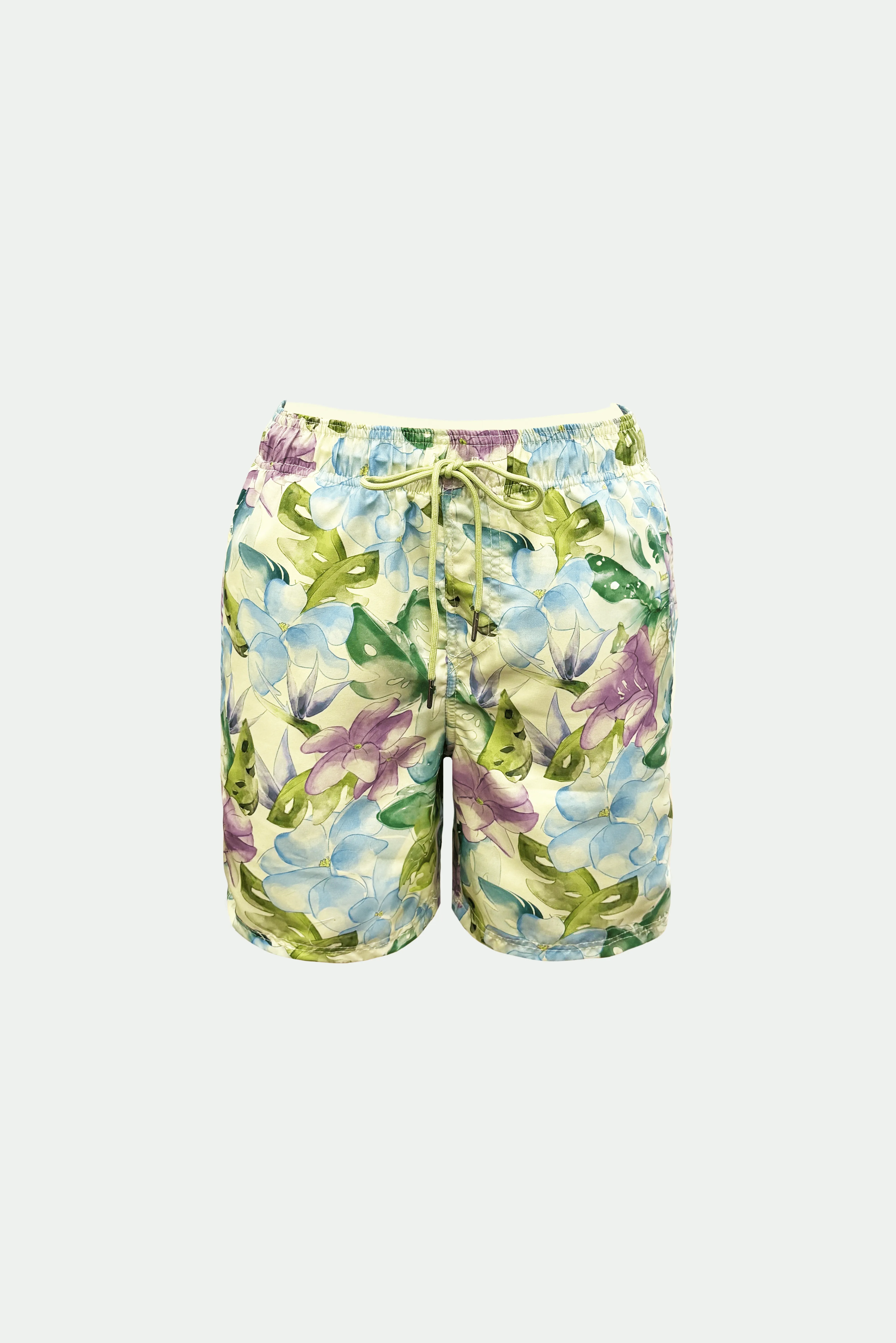 Traje de Baño Bermuda Caballero Flores, Bari Swimwear