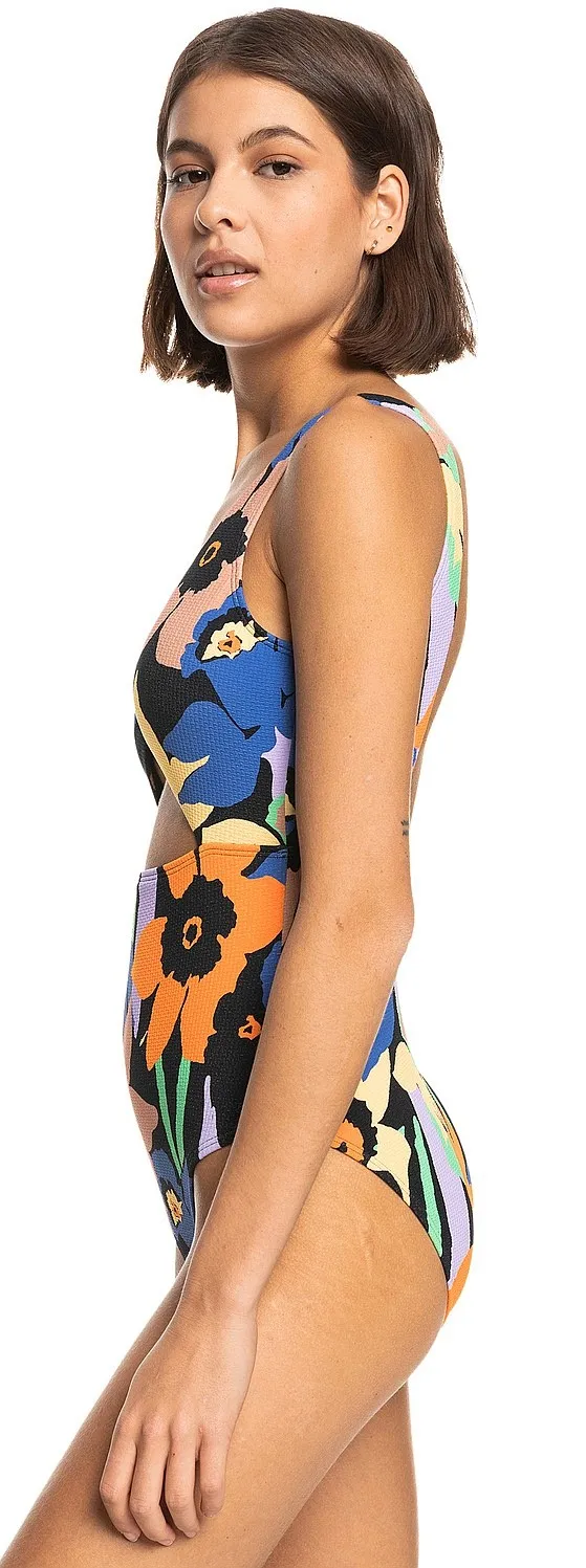 traje de baño Roxy Color Jam One Piece - KVJ6/Anthracite Flower Jammin - women´s