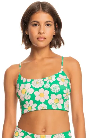 traje de baño Roxy Pop Surf Revo Tank Bralette - GRJ8/Jellybean New Pop Big - women´s