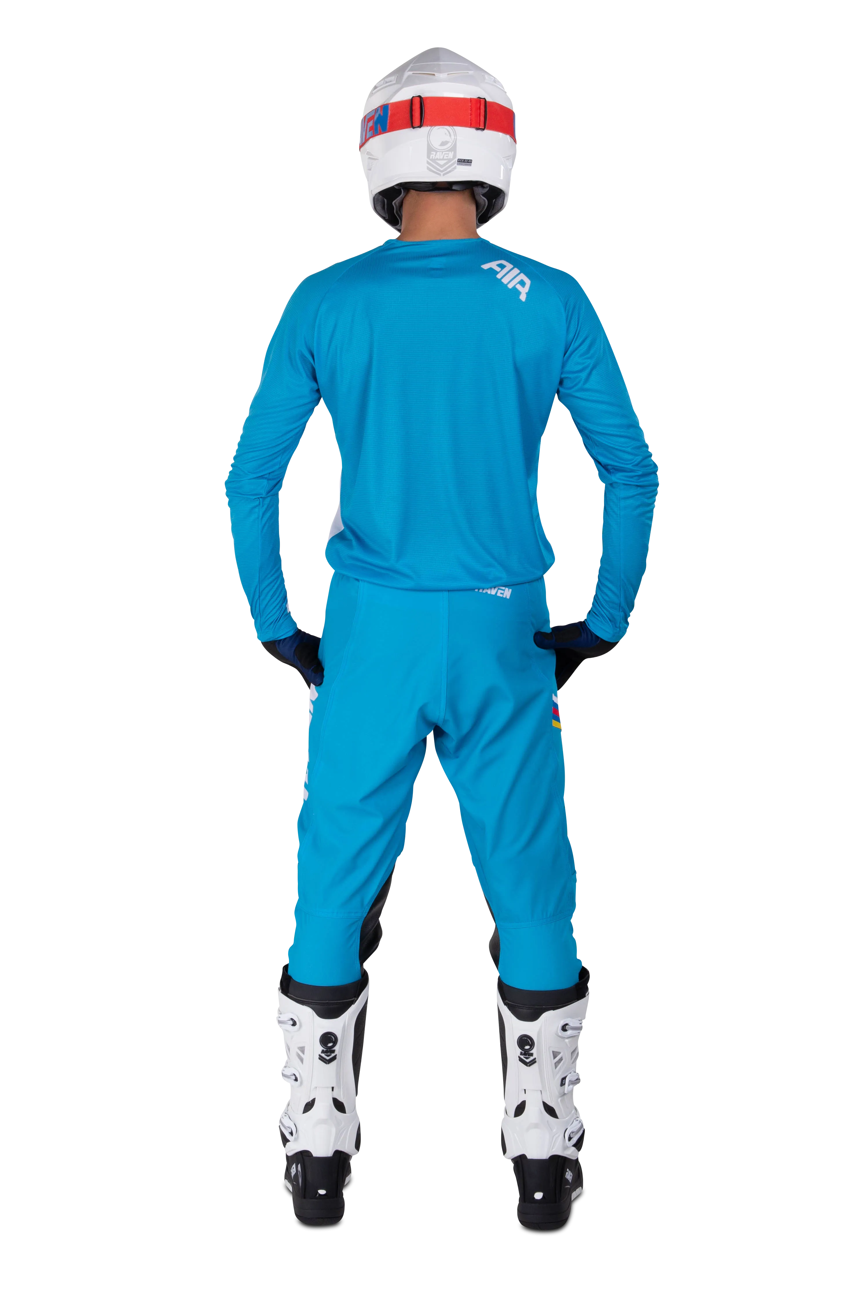 Traje de Cross Raven AIR Azul-Blanco