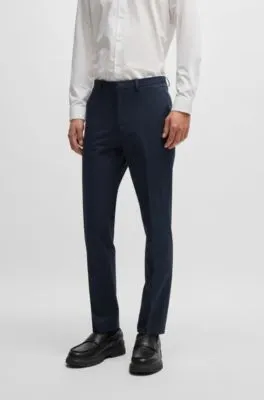 Traje extra slim fit de algodón elástico