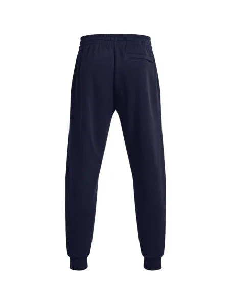 UNDER ARMOUR Pantalones Jogger Rival Fleece Hombre Midnight Navy/White