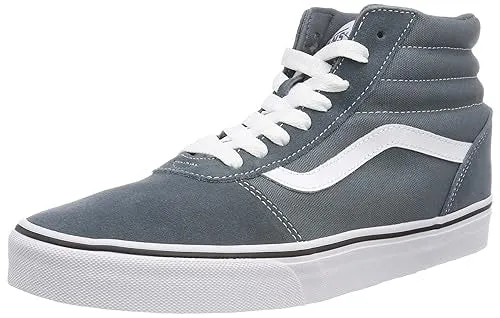 VANS WARD HI GRAY WHITE GRIS