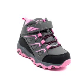 Verazzi Zapatilla Nia con velcro color Gris Rosa