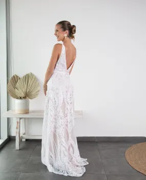 Vestido de Novia Tamara Lentejuelas Ivory