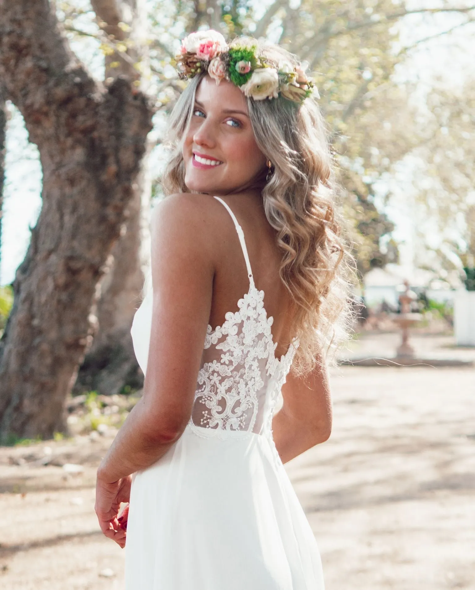 VESTIDO LARGO ARIA IVORY