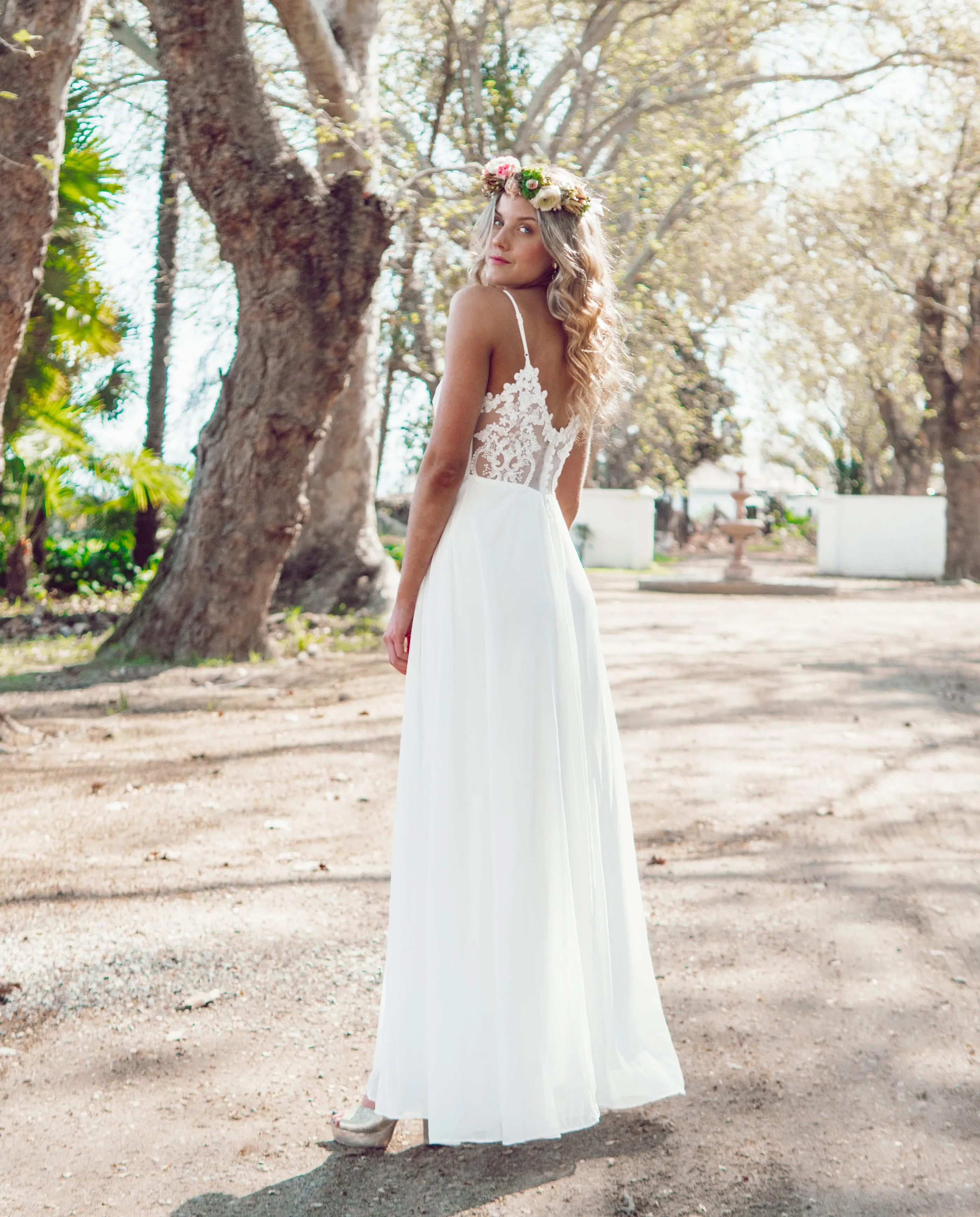 VESTIDO LARGO ARIA IVORY