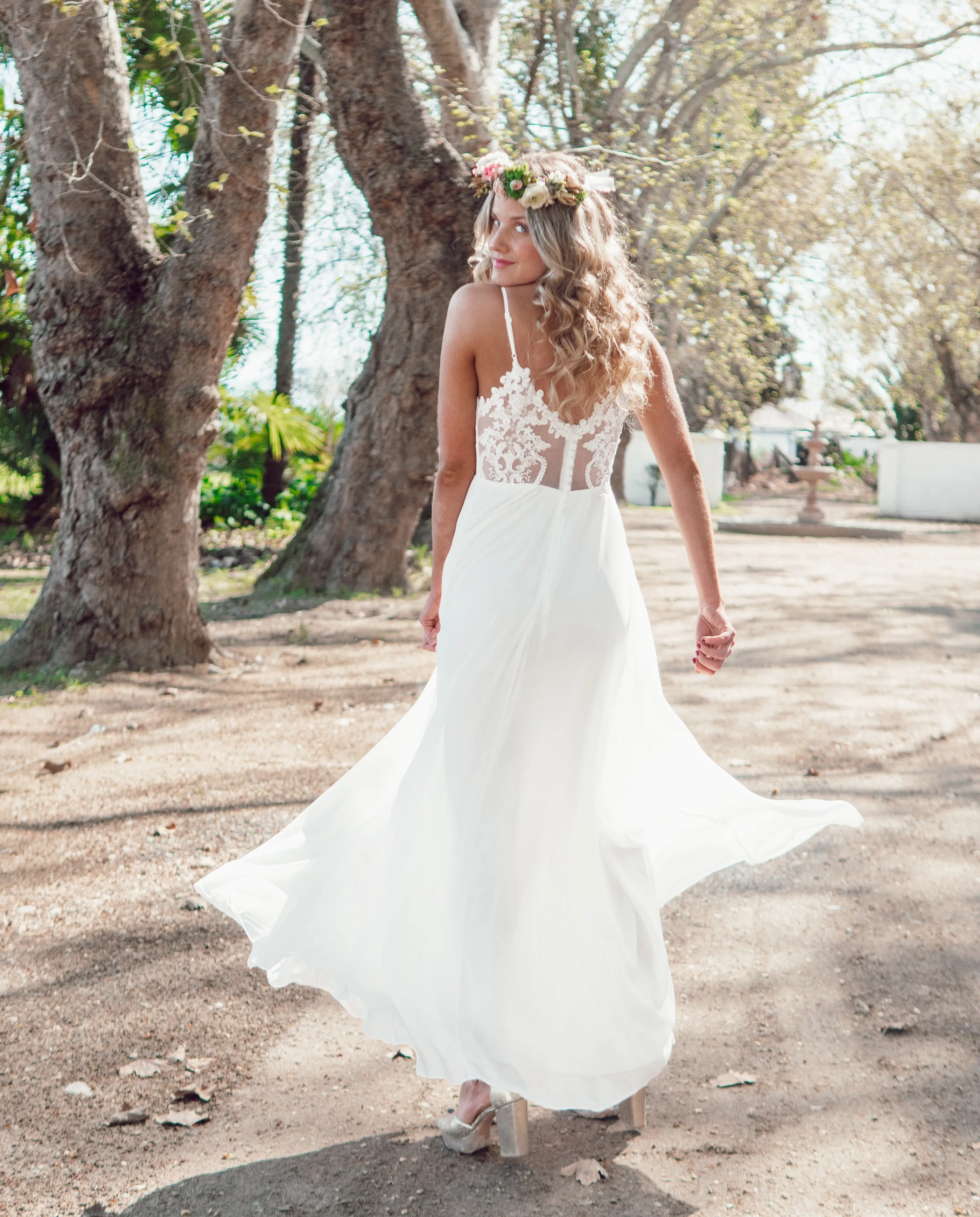 VESTIDO LARGO ARIA IVORY