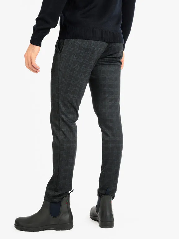 X-Cape Pantalones casuales a cuadros para hombre