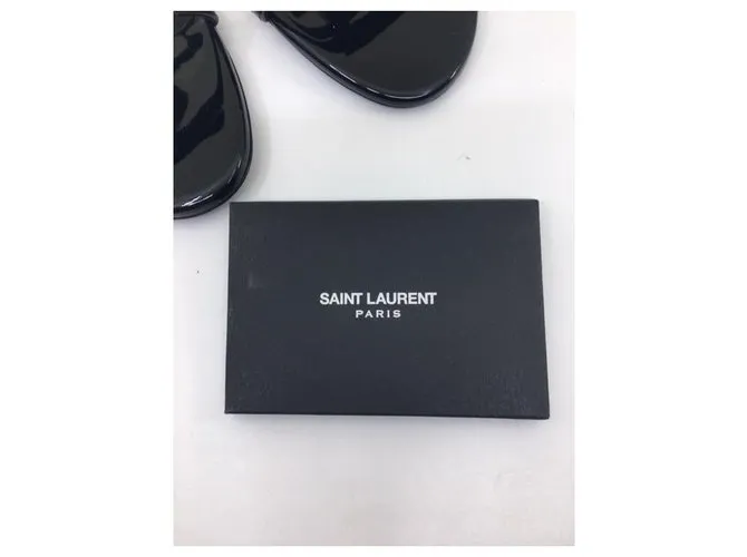 Yves Saint Laurent Sandalias Cassandra YSL Negro 