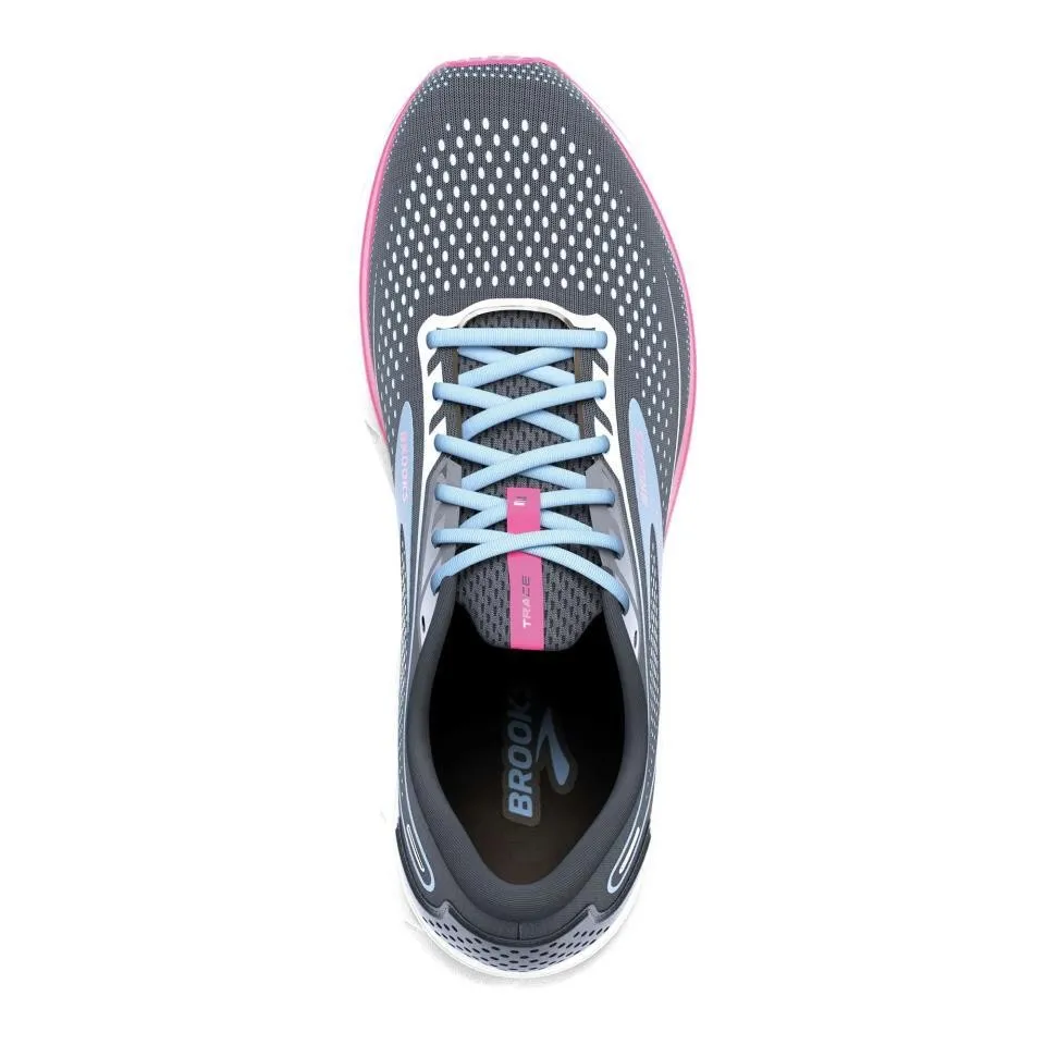 ZAPATILLA BROOKS TRACE 2 GRIS CELESTE MUJER