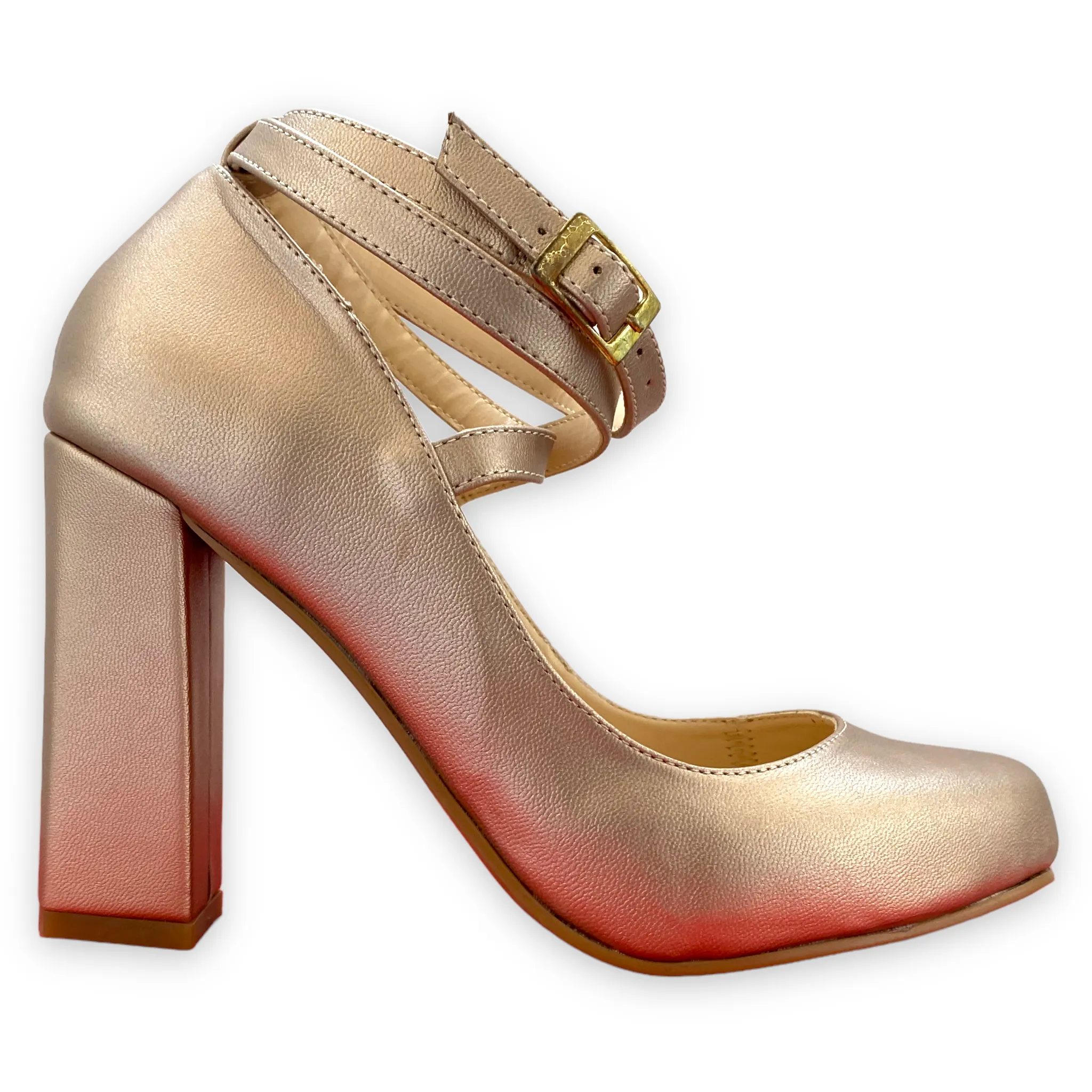 Zapatilla oro rosa Patey Woman