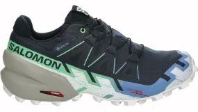 Zapatilla Salomon Speedcross 6 GTX W Marino/Verde