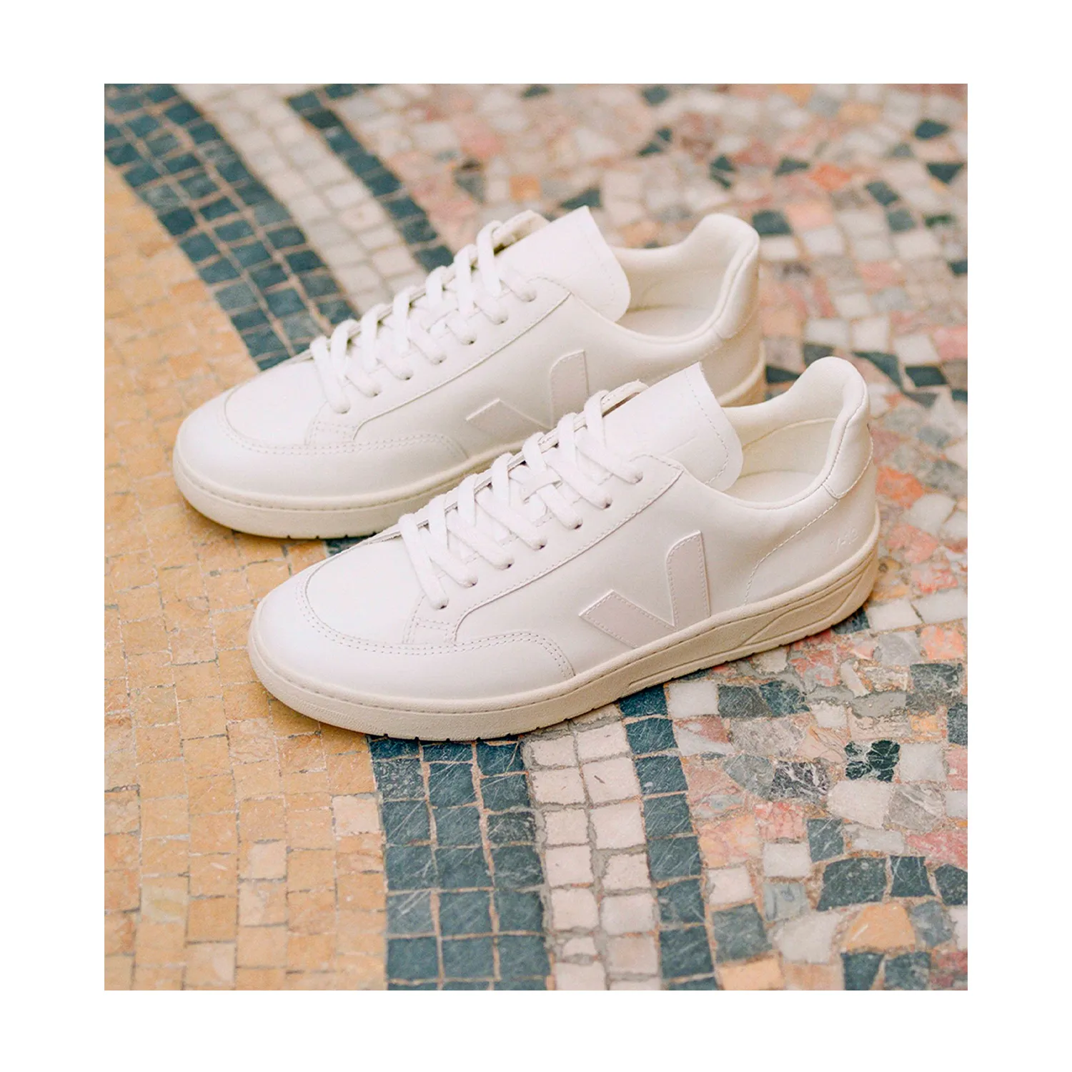 ZAPATILLA VEJA V-12 LEATHER WHITE