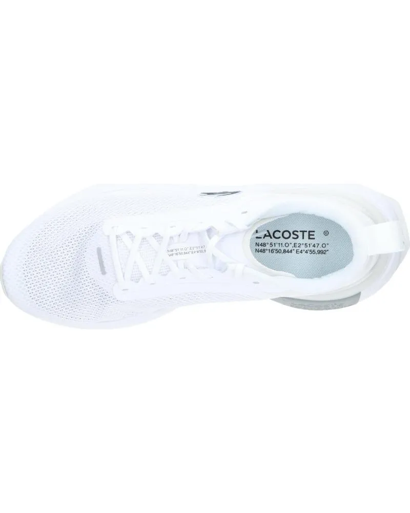 Zapatillas deporte de Hombre LACOSTE 45SMA0150 RUN SPIN EVO 21G WHT