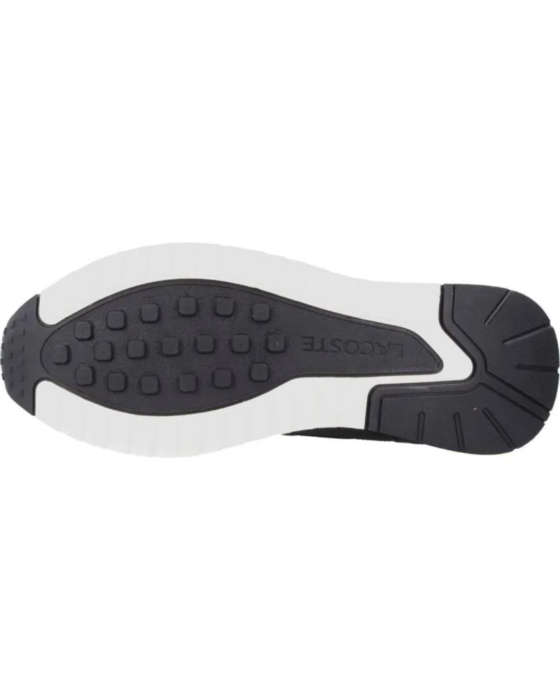 Zapatillas deporte de Mujer y Hombre LACOSTE LINETRACK EN PIEL NEGRO