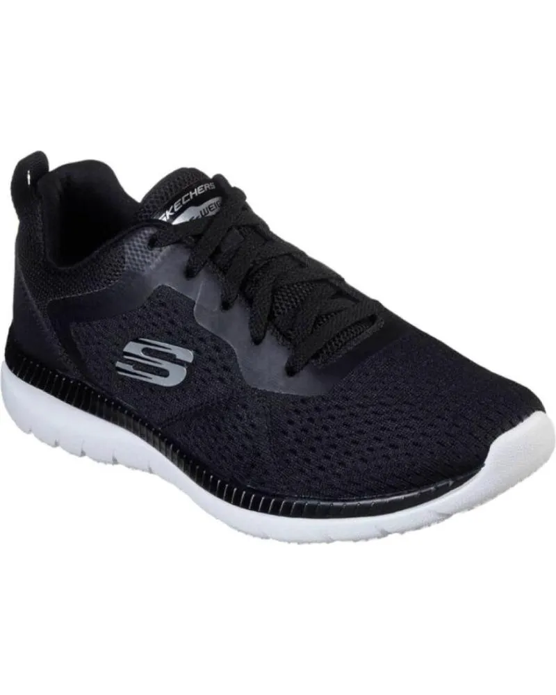 Zapatillas deporte SKECHERS  de Mujer ZAPATILLA BOUNTIFUL MUJER 12607 BKW NEGRA  NEGRO