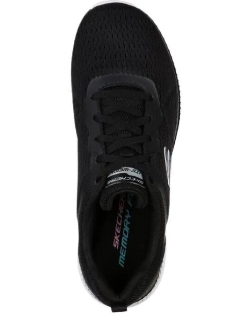 Zapatillas deporte SKECHERS  de Mujer ZAPATILLA BOUNTIFUL MUJER 12607 BKW NEGRA  NEGRO