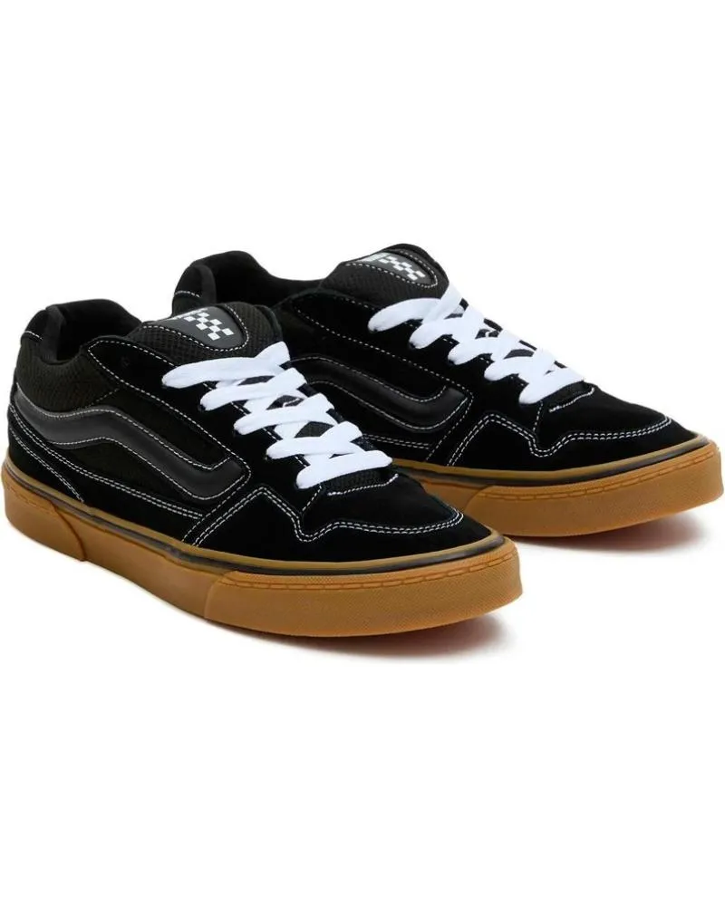 Zapatillas deporte VANS OFF THE WALL  de Hombre ZAPATILLA VANS CALDRONE NEGRA SUELA CAR  NEGRO