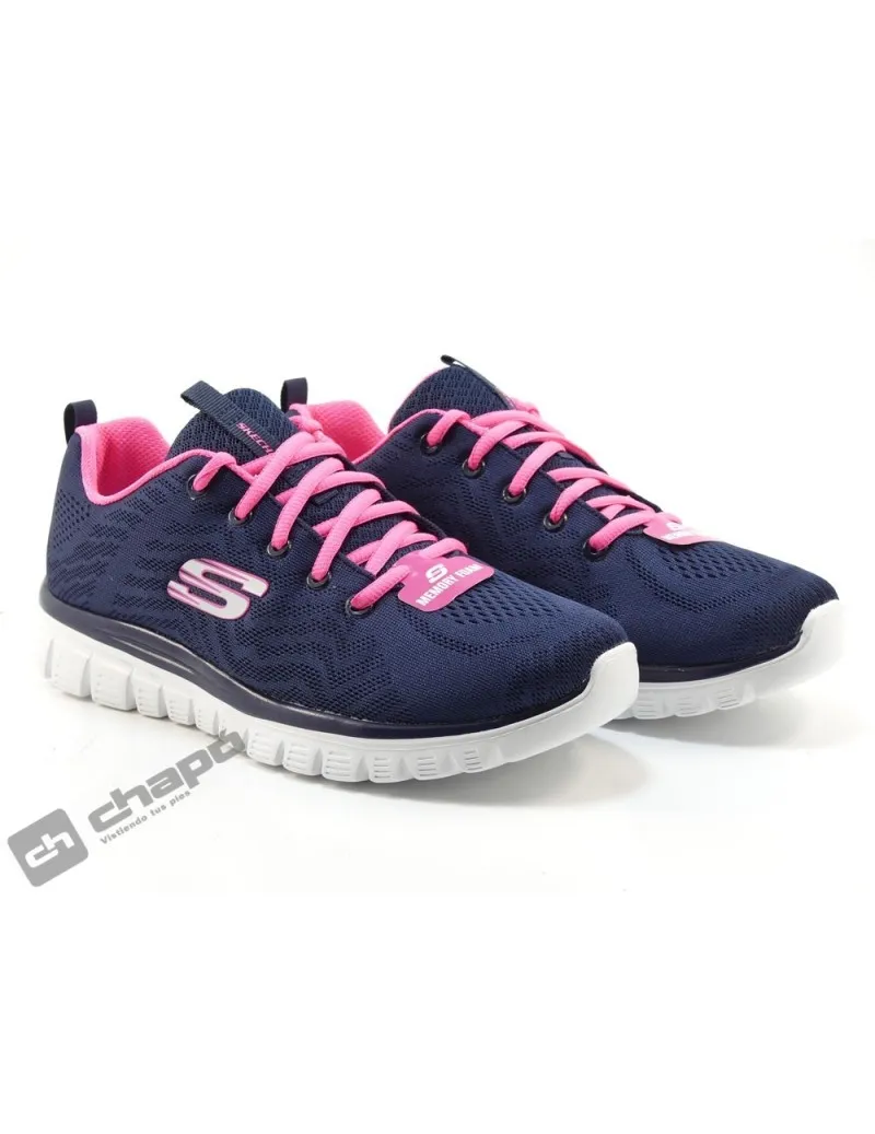 Zapatillas Deportiva Marino Skechers 12615 **