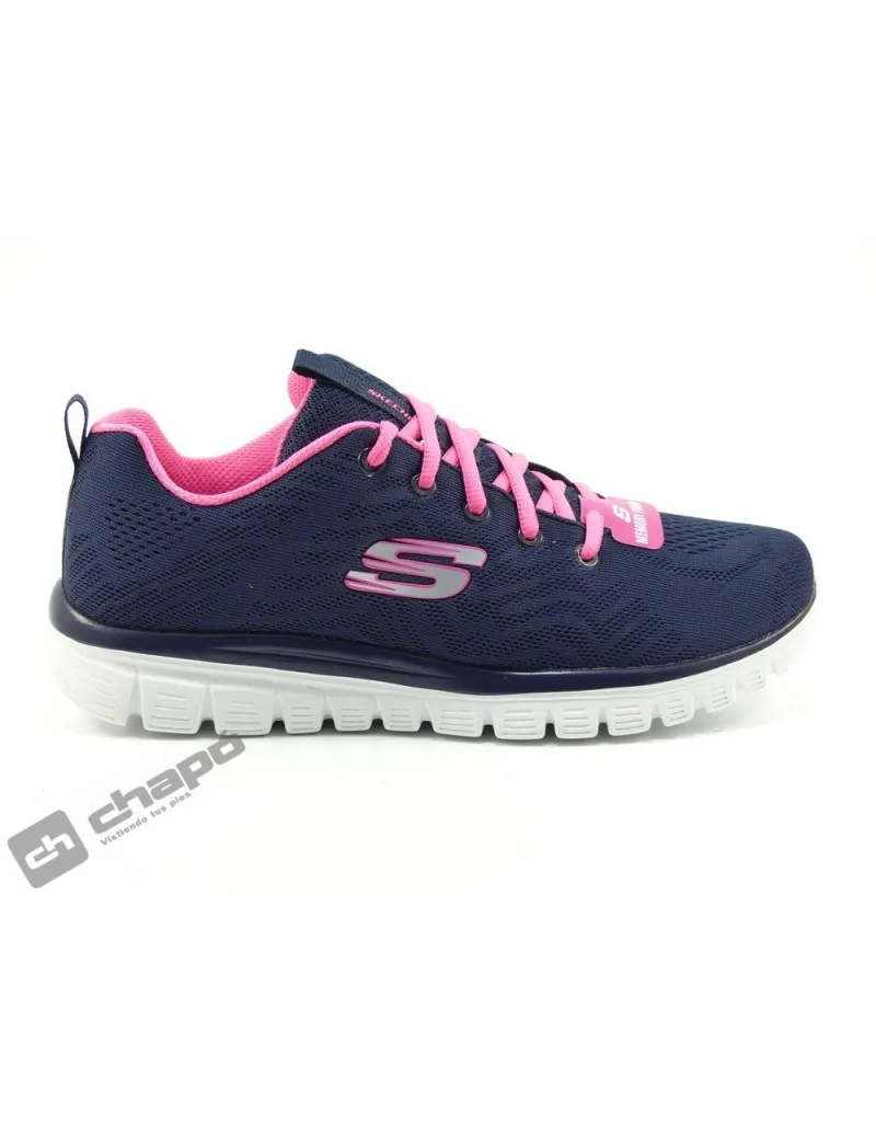 Zapatillas Deportiva Marino Skechers 12615 **