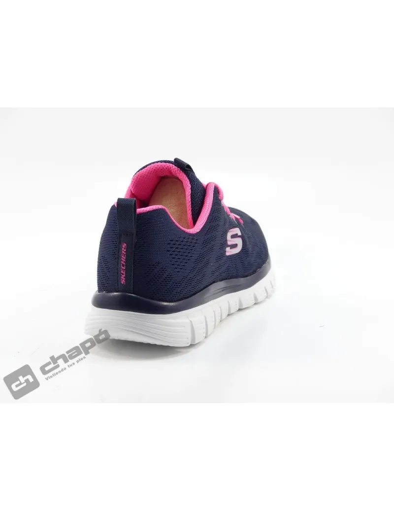 Zapatillas Deportiva Marino Skechers 12615 **