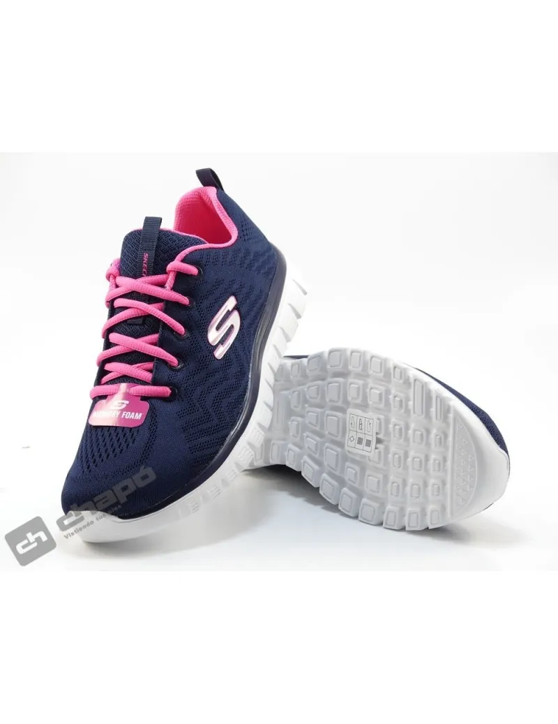 Zapatillas Deportiva Marino Skechers 12615 **