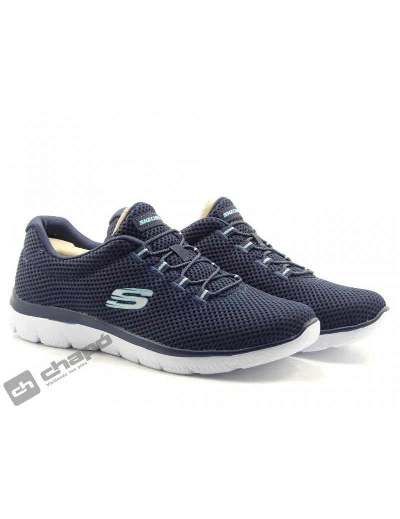 Zapatillas Deportiva Marino Skechers 12985 **