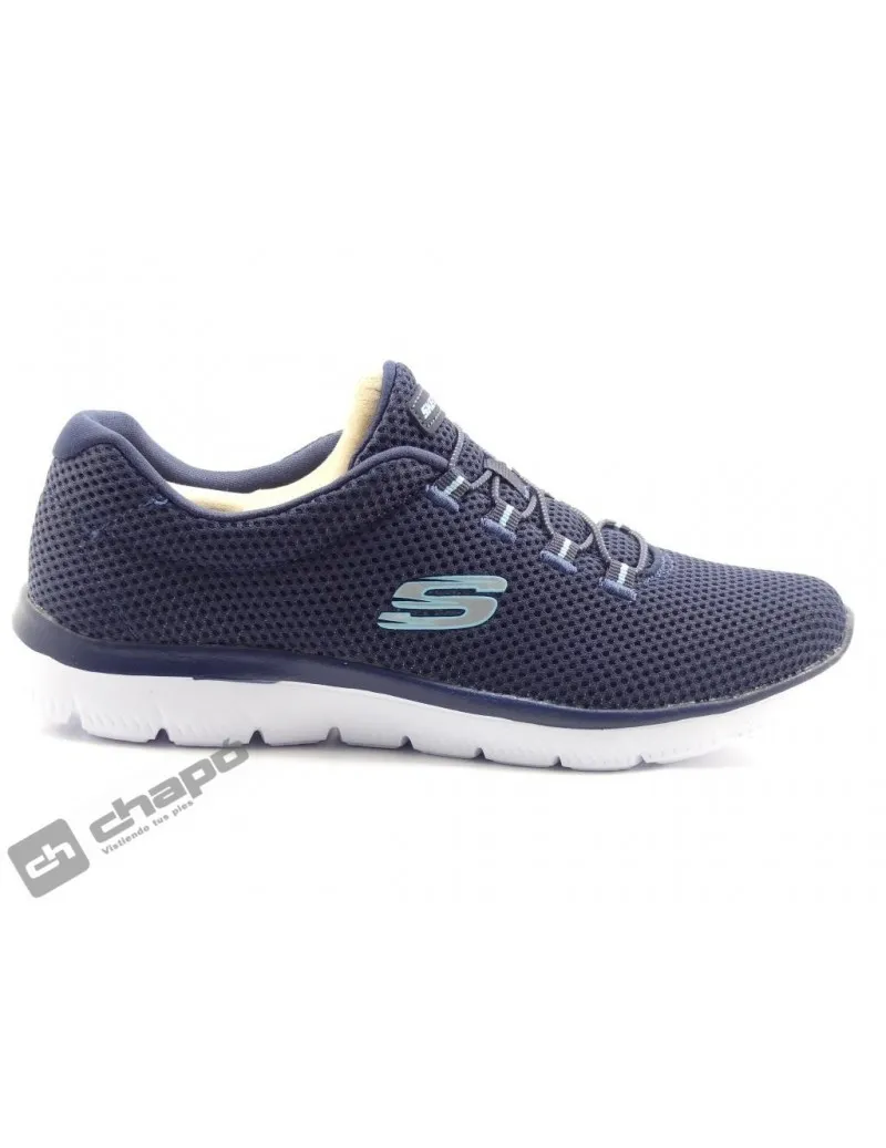 Zapatillas Deportiva Marino Skechers 12985 **