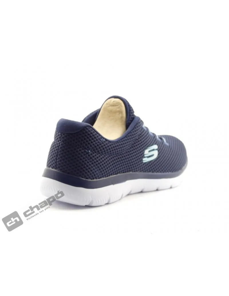 Zapatillas Deportiva Marino Skechers 12985 **