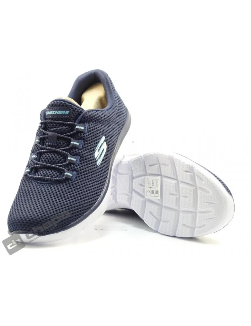 Zapatillas Deportiva Marino Skechers 12985 **