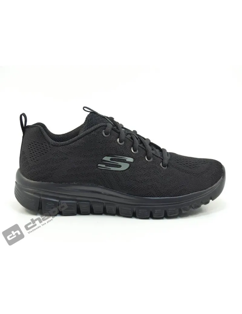 Zapatillas Deportiva Negro Skechers 12615 W