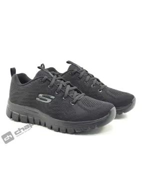 Zapatillas Deportiva Negro Skechers 12615 W