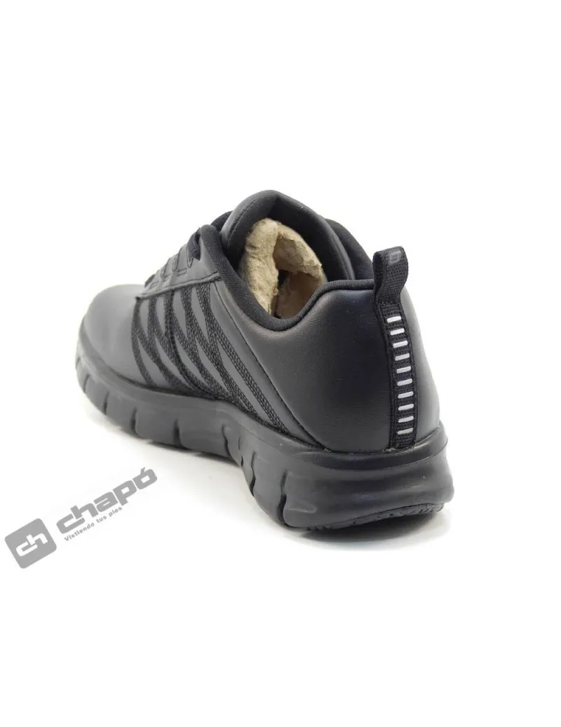 Zapatillas Deportiva Negro Skechers 76576ec-trabajo