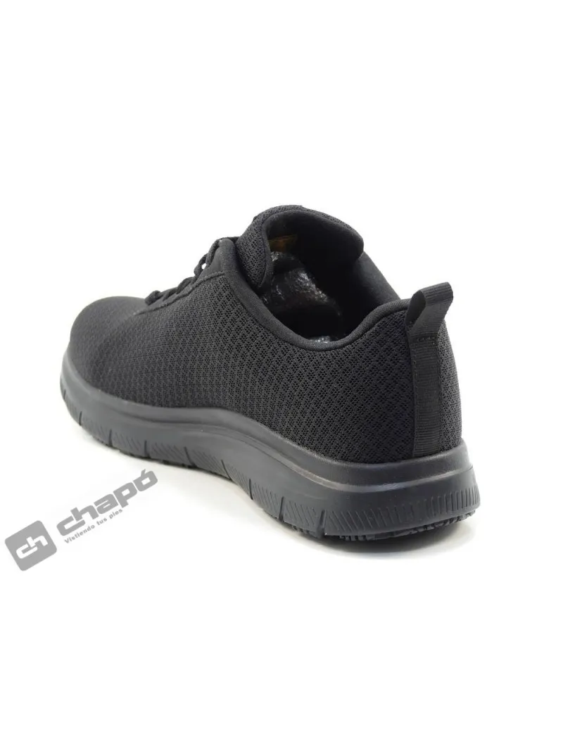 Zapatillas Deportiva Negro Skechers 77125 ** -trabajo