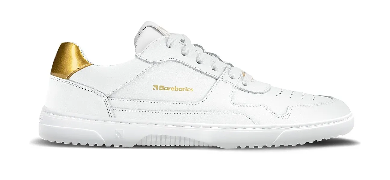 zapatos Barebarics Zing - White & Gold